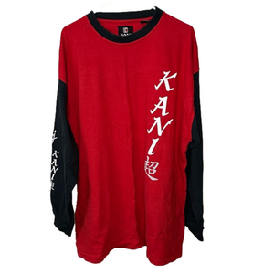 Kani Jeans Men's Vintage Graphic Long Sleeve Shirt Retro 90's Vtg